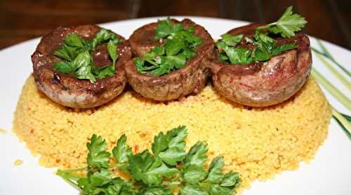 Rognons d’agneau sur lit de Couscous Parfumé aux Epices du Monde