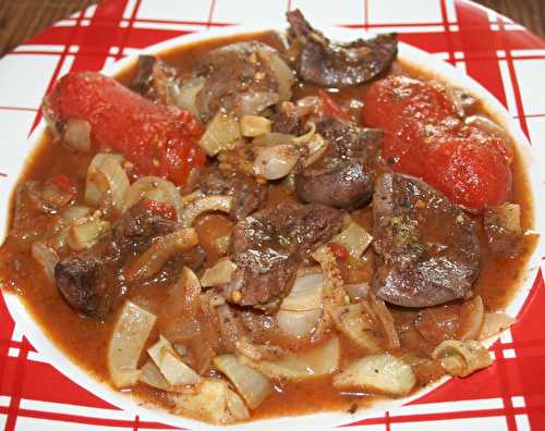Rognons de porc aux tomates et fenouil flambés au Pastis - amafacon