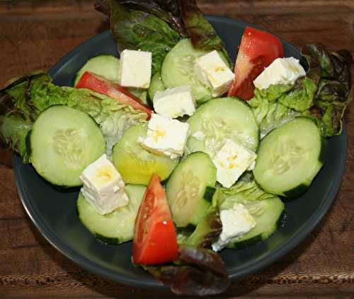 Salade de concombre Fêta