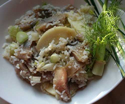 Salade de riz aux filets de harengs