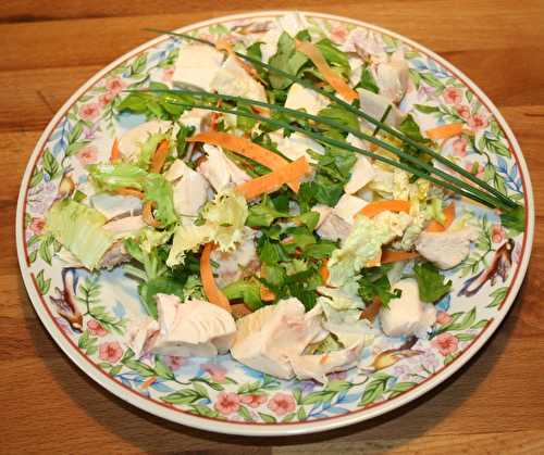 Salade thaïe au poulet fumé - amafacon