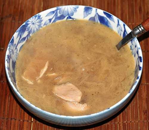 Soupe chinoise au poulet - amafacon