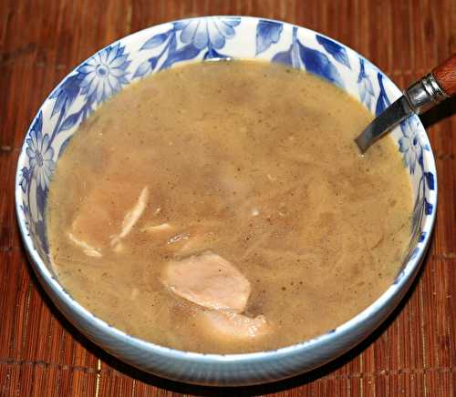 Soupe chinoise au poulet