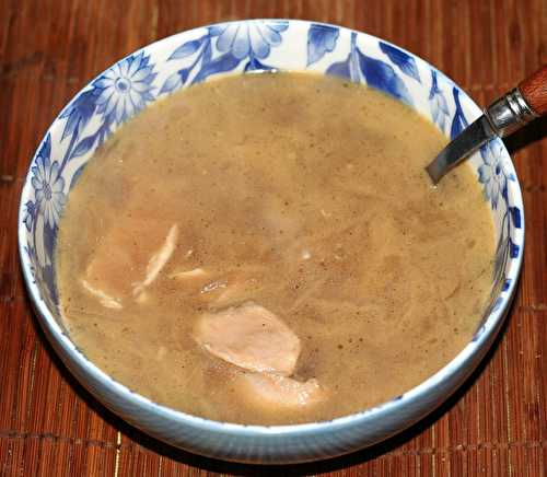 Soupe chinoise au poulet