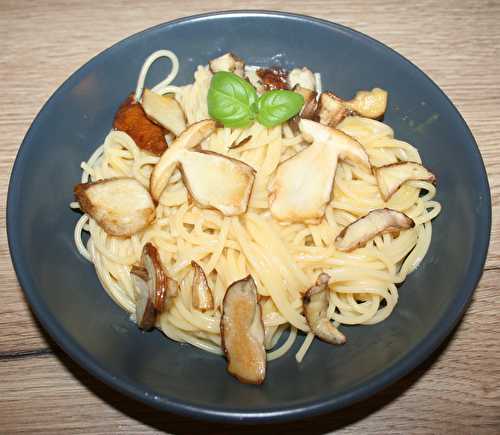 Spaghetti sauce aux bolets ou cèpes - amafacon