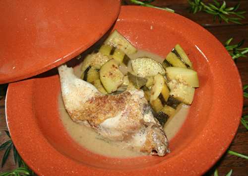 Tajine de poulet et courgette aux 4 épices - amafacon