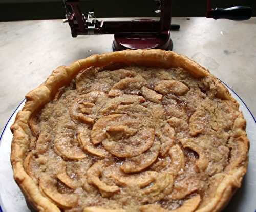 Tarte aux pommes en crumble