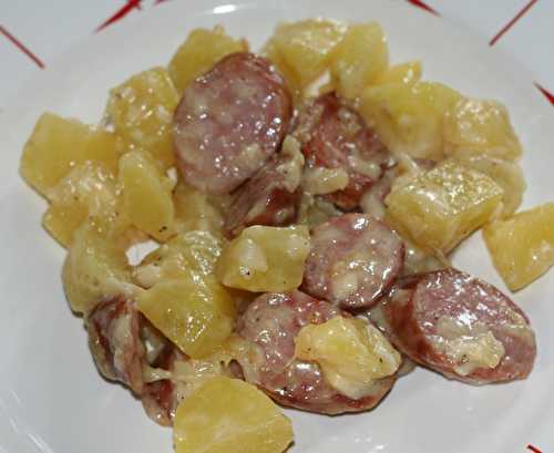 Tartiflette aux diots de Savoie