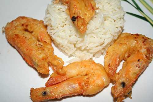 Tempura de crevettes tropicales