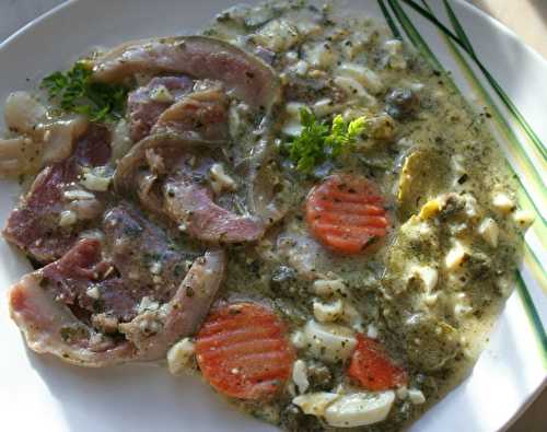 Tête de veau sauce ravigote