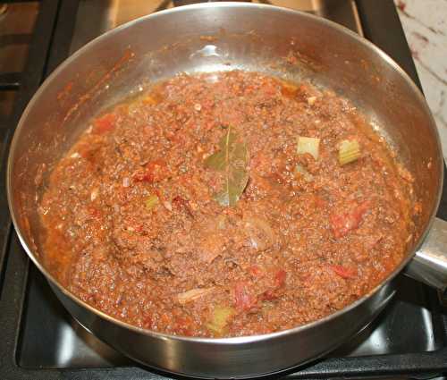 Sauce bolognaise à la daube de bœuf