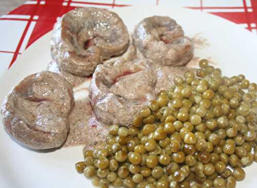 Rognons d'agneau à la ricotta et petit pois