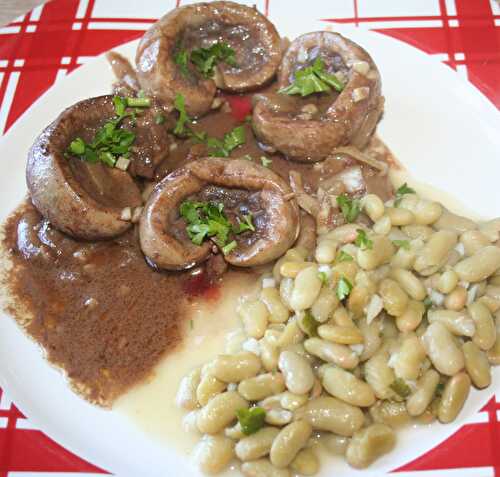 Rognons d'agneau aux flageolets