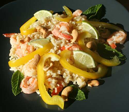 Salade de riz aux crevettes