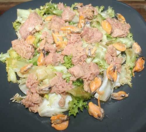 Salade frisée aux thon et moules - amafacon