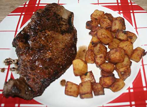 Foie d'agneau meunière et pommes de terre à l'échirlète