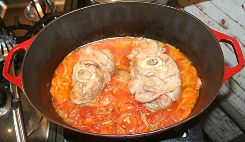 Jarret de veau aux carottes façon osso buco