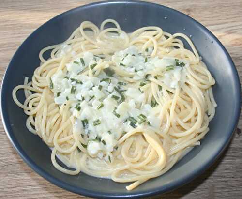 Spaghetti sauce à la cancoillotte