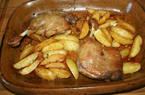 Cuisses de canard confites et potatoes