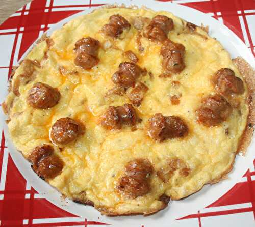 Frittata (omelette) à la chipolata à l'italienne