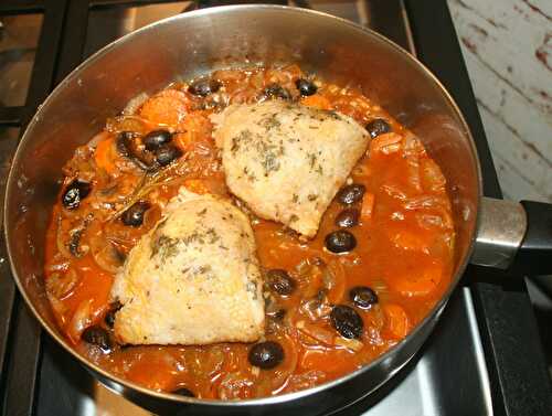 Pollo alla cacciatora (poulet chasseur)