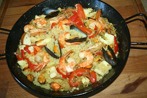 Riz au fruits de mer (paella) - Arroz de marisco