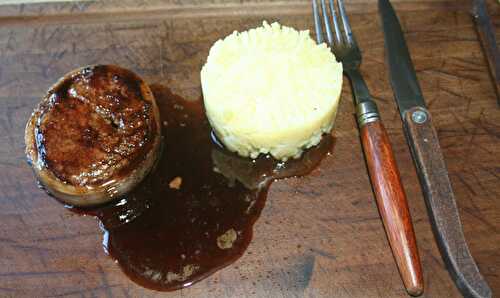 Tournedos sauté au beurre à la Parmentier