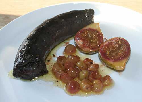 Boudin noir de Mortagne-au-Perche mi-figue mi-raisin