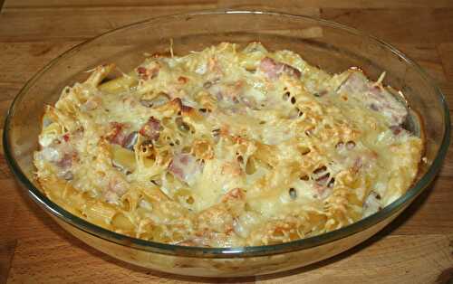 Un gratin de penne et jambon pour la rentrée des classes