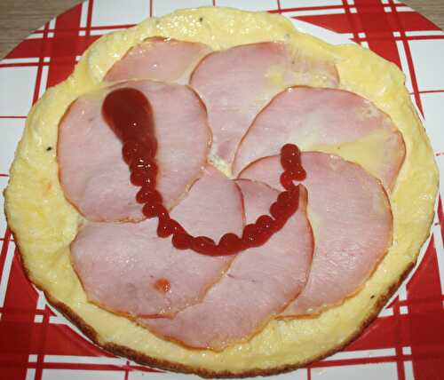 Omelette au bacon avec ... ou sans ketchup