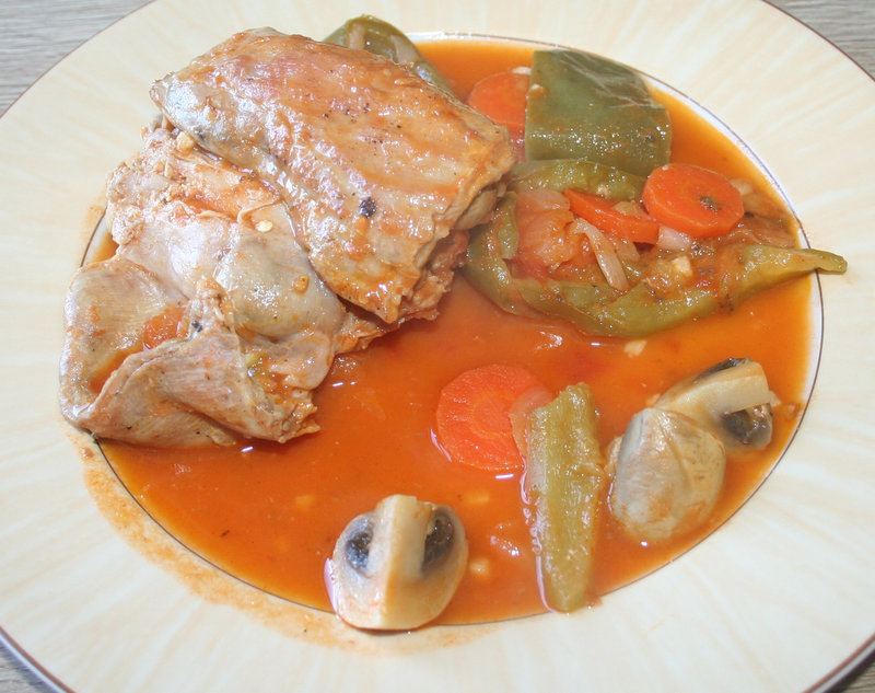 Coniglio alla cacciatore - Lapin chasseur