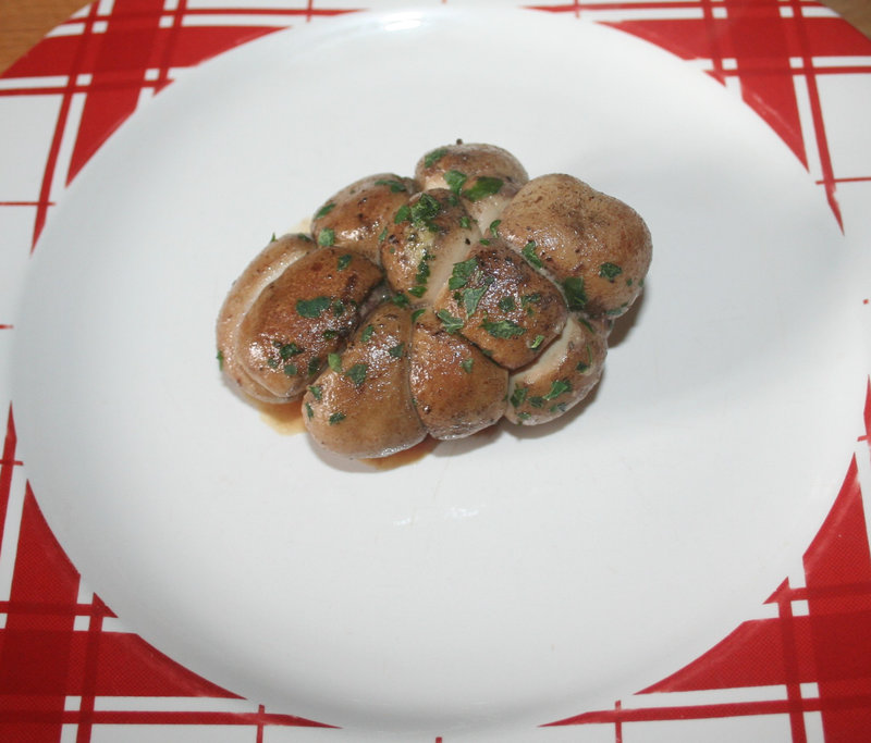 Rognon de veau grillé à la plancha au beurre poivre et sel