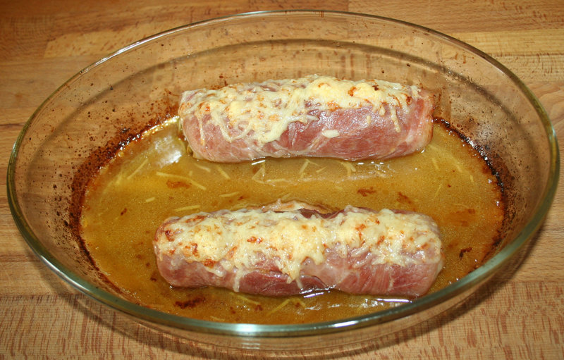 Endive braisée au jus d'orange et gratinée au jambon