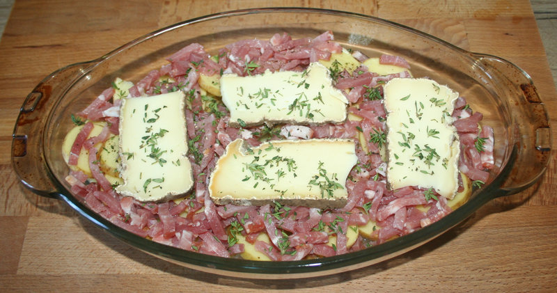 Tartiflette au bacon et Tomme de Savoie