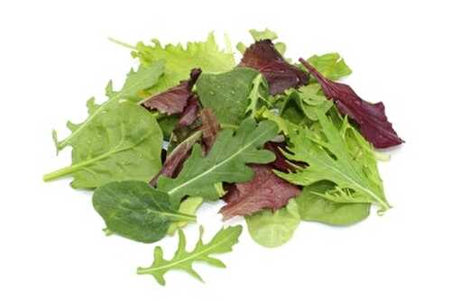 Mesclun en salade