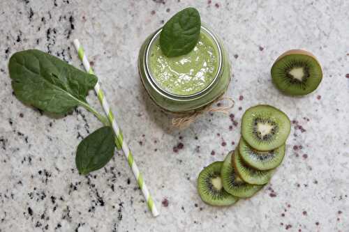 Smoothie vert au kiwi aux nombreux bienfaits