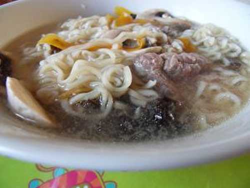 Bouillon japonais au boeuf