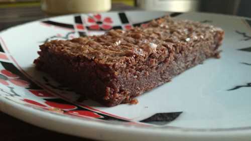 Brownie-Fudge à la fève tonka