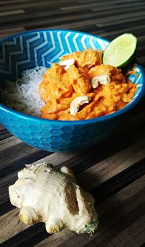 Butter chicken: poulet indien sauce aux noix de cajou