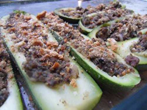 Courgettes farcies light