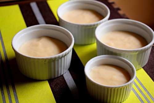 Crème vanille sans oeufs (ni gluten)