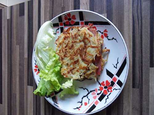 Croque rostis au fromage