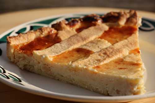 Crostata di ricotta : tarte à la ricotta et à l'orange