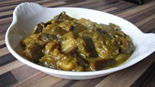 Curry d'aubergines