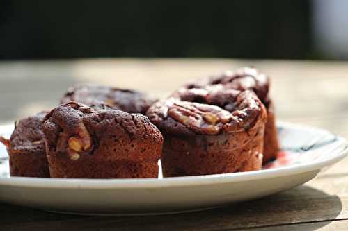 Fondant au chocolat et noix de Pecan