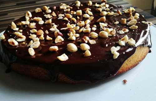 Fondant noisette glacé au chocolat