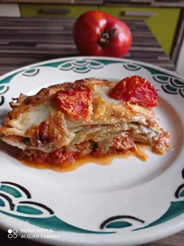 Lasagnes thon aubergines ,( Cyril Lignac )