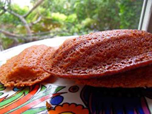 Madeleines sans oeufs