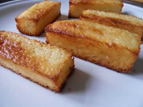 Mini cakes amandes citron, sans oeufs