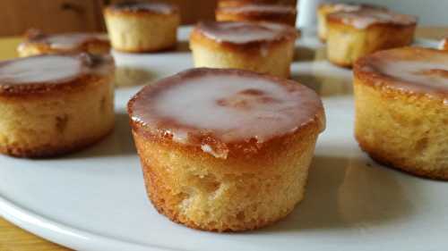 Petits muffins sans oeufs, glaçage rhum citron  - AnneSoGood
